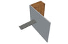 Floating Countertop Support Bracket - Wall Mount - Hidden